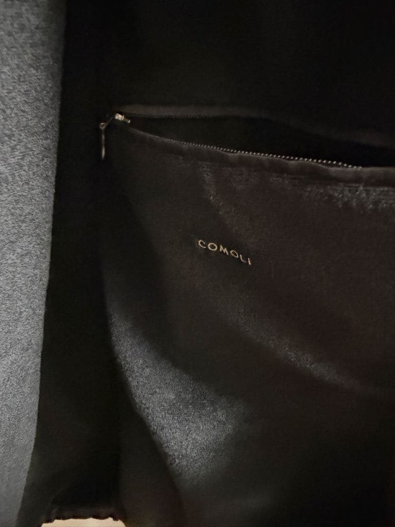 COMOLI 21SS コットンシルクフーデッドコート　size1