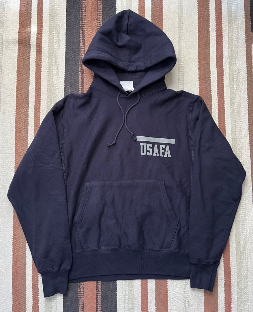 【美品】Champion USAFA リバースウィーブパーカー ミリタリー