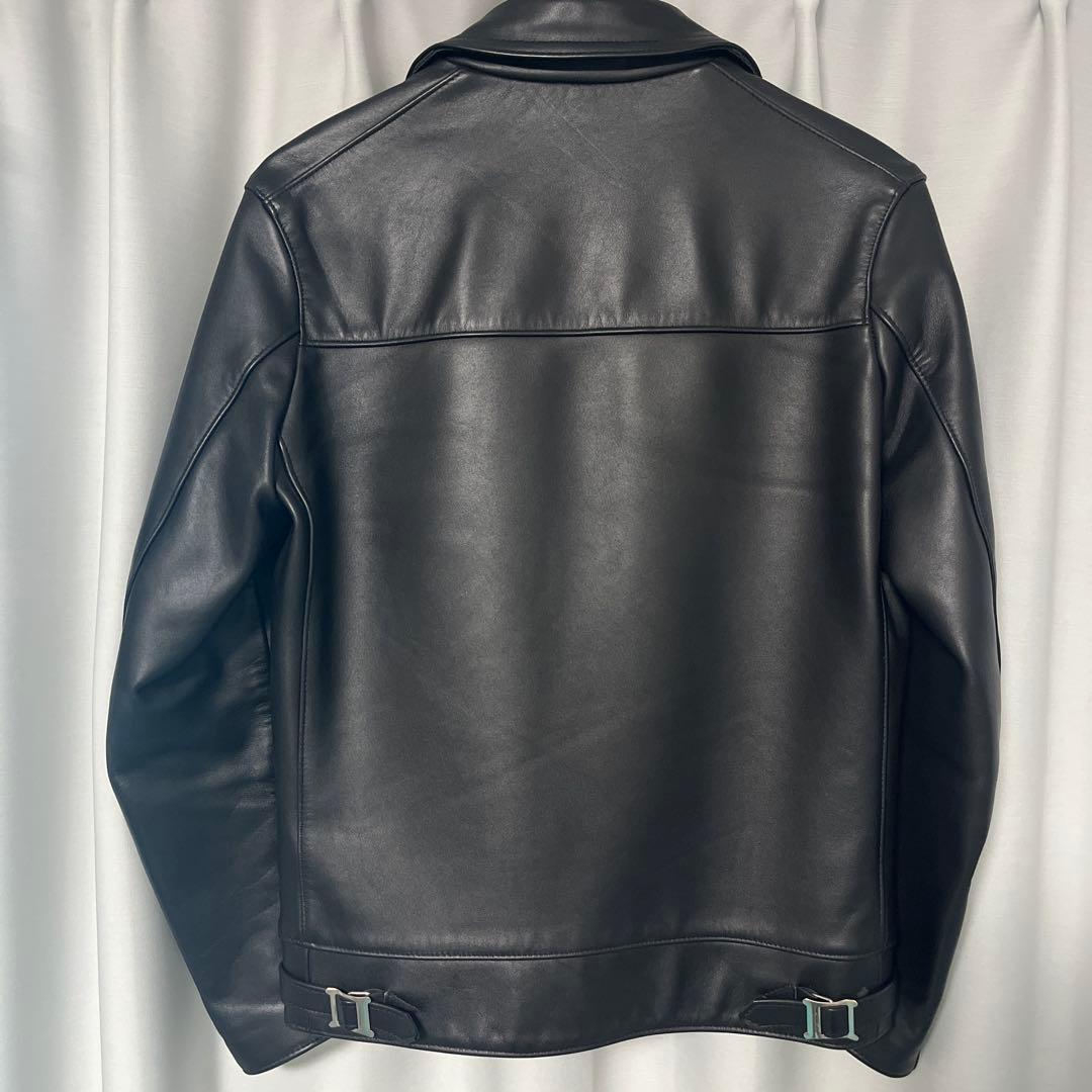 666 シングル ライダースジャケット ブラック 36サイズ