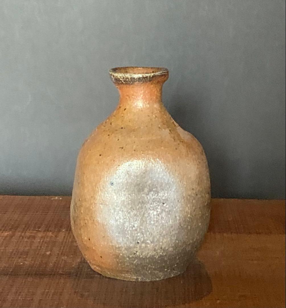 花入 花器  穴窯 薪窯   焼き締め フラワーベース