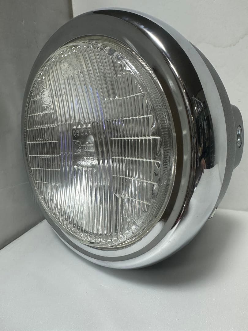 当時物シビエスーパーオスカー凹みレンズ付ヘッドライトASSYCIBIEマーシャル