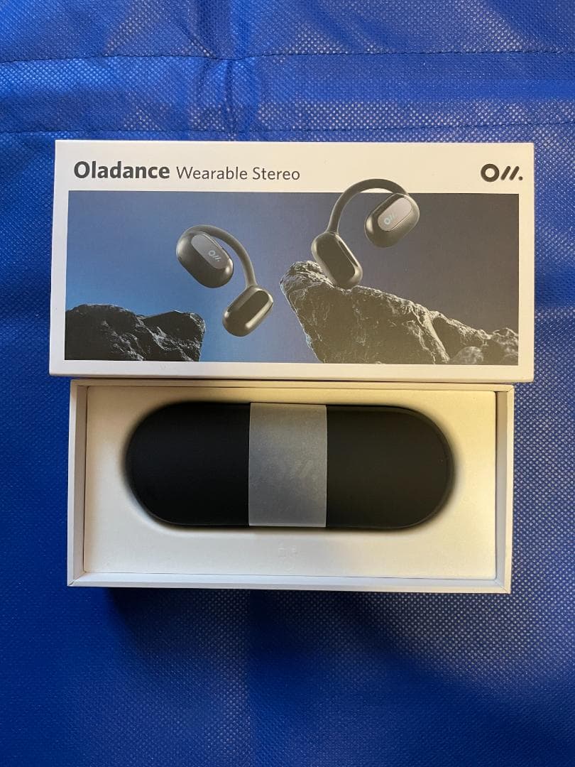 Oladance ウェアラブルステレオ ワイヤレスイヤホン ブルー(試用のみ）