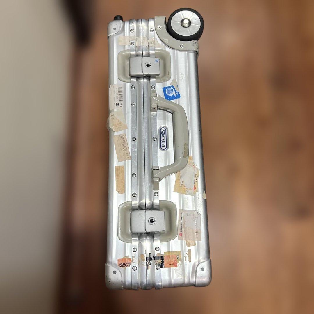 リモワ　2輪　オパール　機内持ち込みサイズ　青ロゴ　レトロ