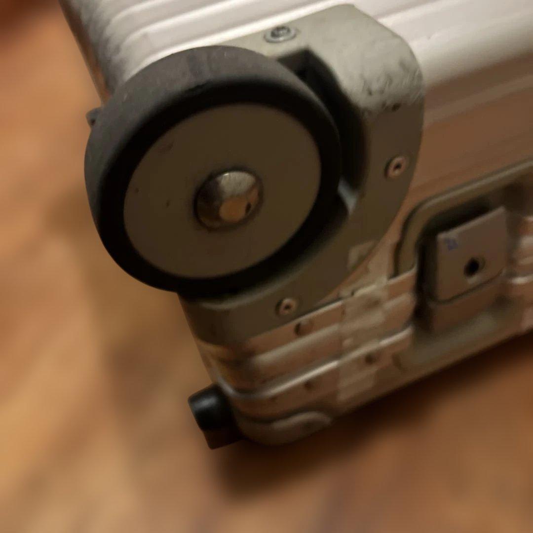 リモワ　2輪　オパール　機内持ち込みサイズ　青ロゴ　レトロ