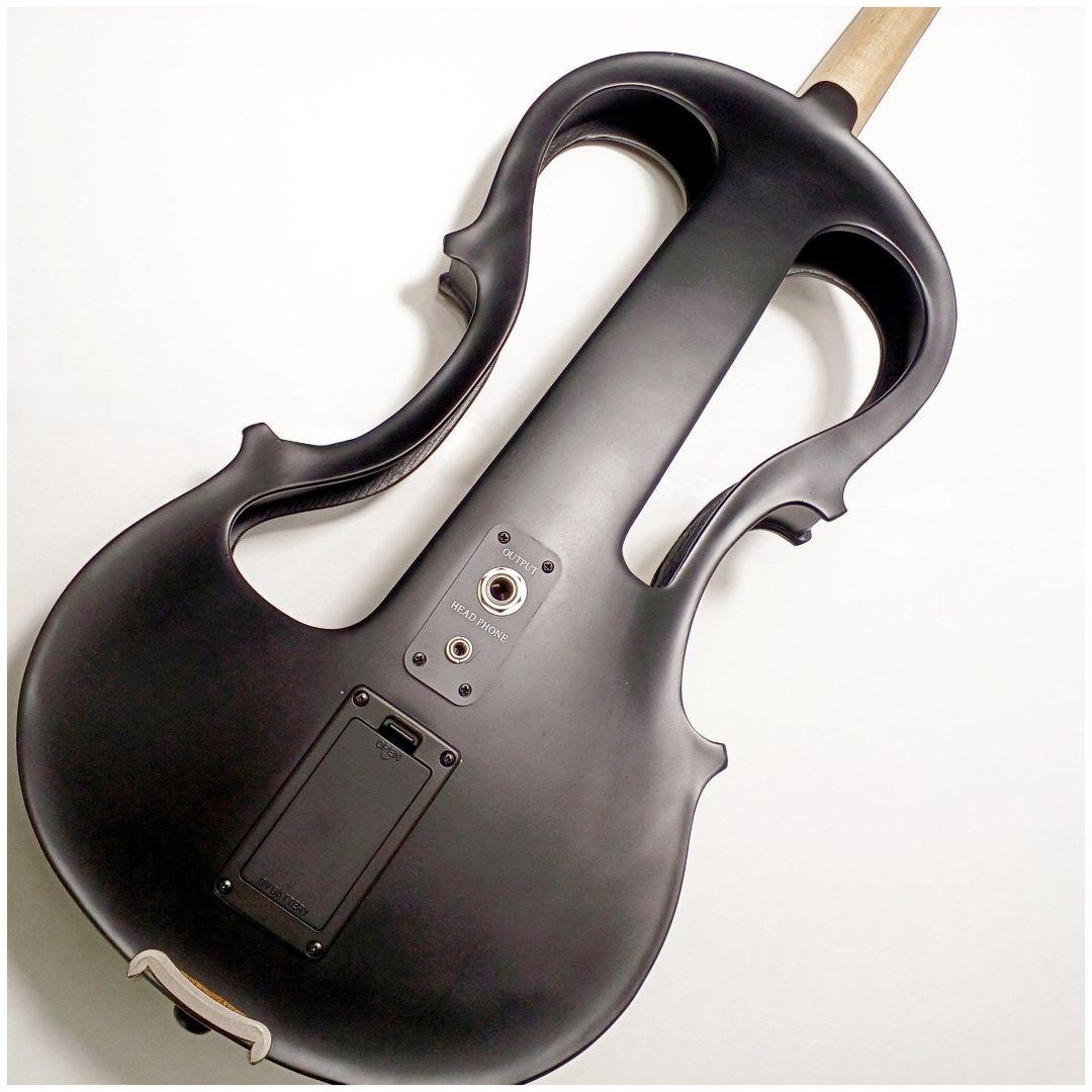 美品☆hallstatt ハルシュタット CV-210E エレキバイオリン 黒