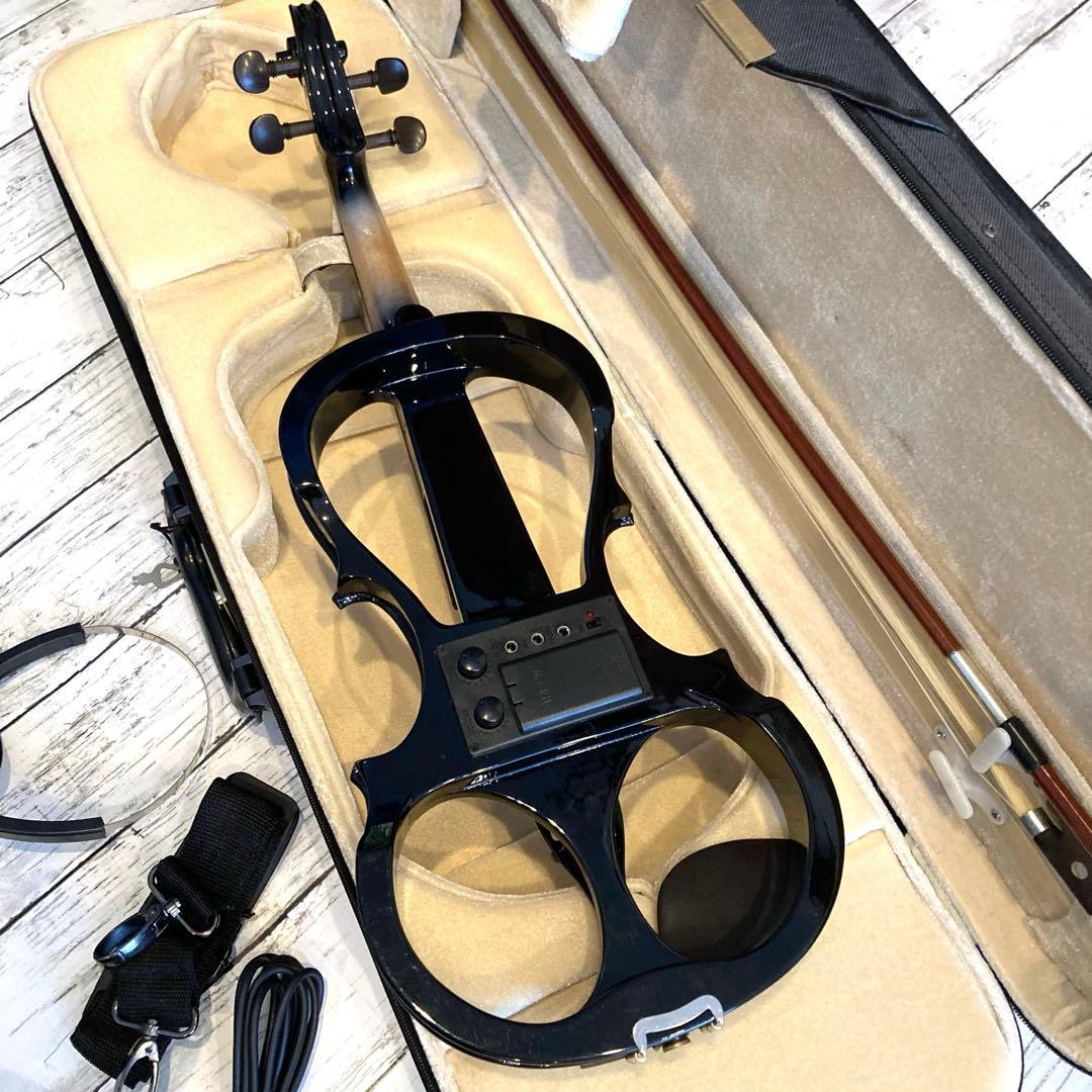 サイレント エレキ バイオリン ヴァイオリン HVPV-30 4/4