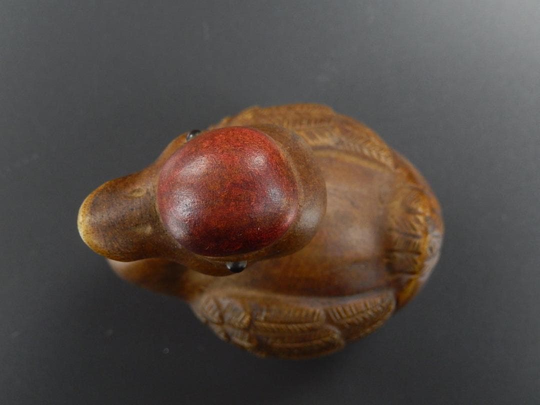 中国古玩 唐物 白泥 阿比留 置物 在印