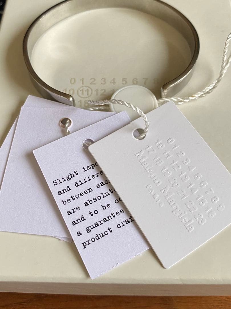 【正規品】Maison Margiela シルバー925 バングル