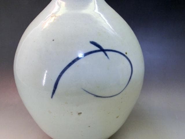 徳利■染付花唐草紋 古伊万里 とっくり 古い酒器 古民具 花瓶 時代物 骨董■