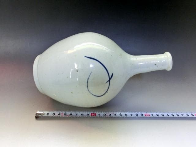 徳利■染付花唐草紋 古伊万里 とっくり 古い酒器 古民具 花瓶 時代物 骨董■