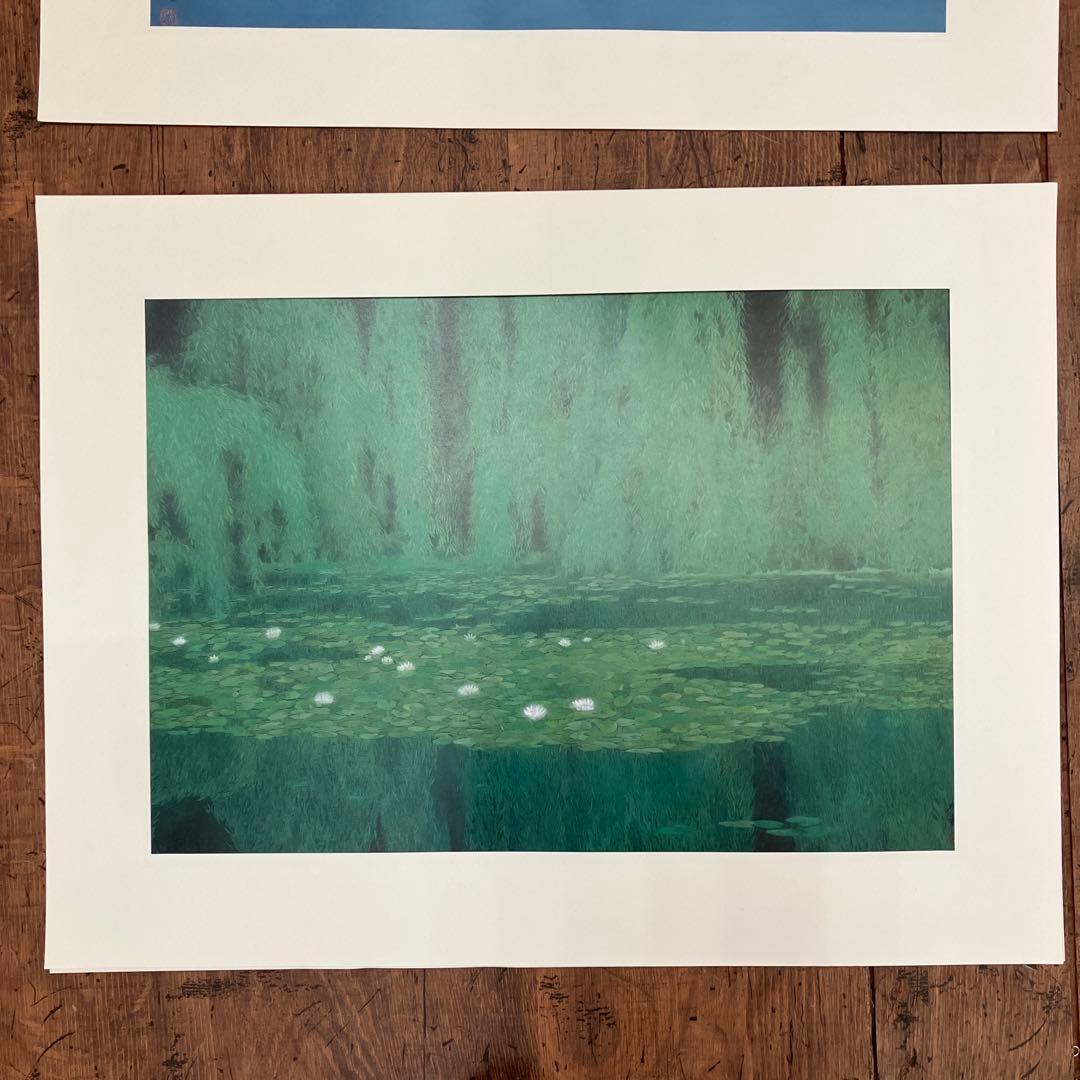 東山魁夷 爽風明水 日本経済新聞社 風景画 作品集 画集 8枚 四季 景色 美術