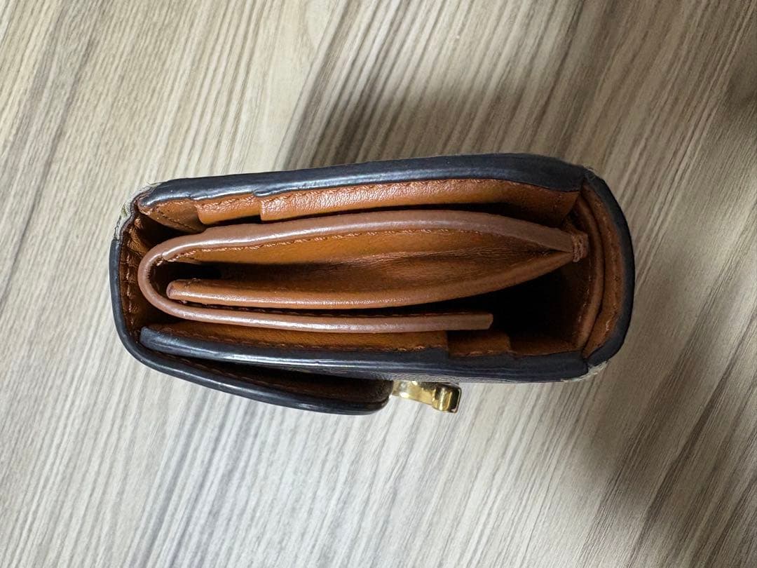 CELINE 三つ折り財布 ブラック