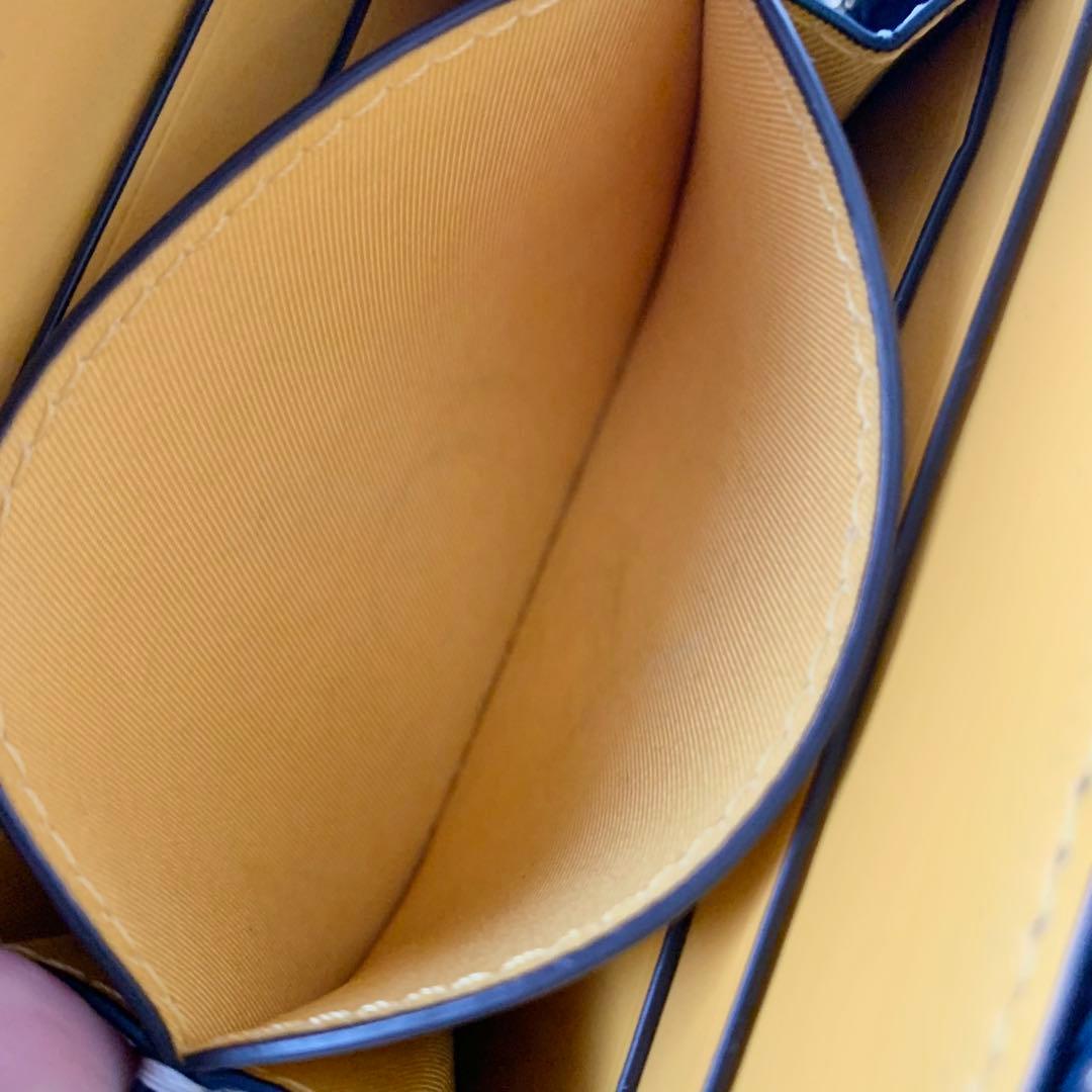 【TORY BURCH】トリーバーチ　ケース　ミニ財布　ネイビー　紺色