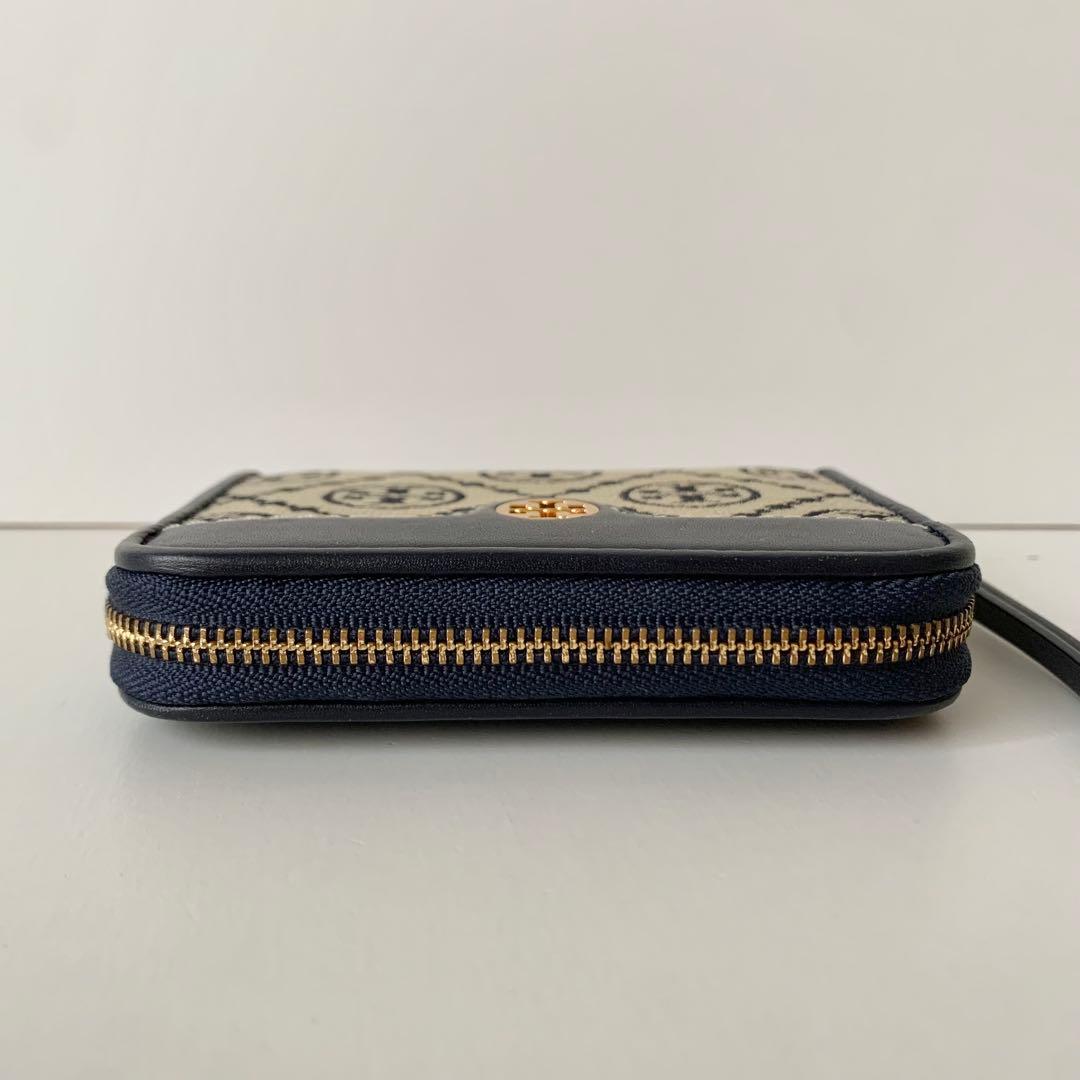 【TORY BURCH】トリーバーチ　ケース　ミニ財布　ネイビー　紺色