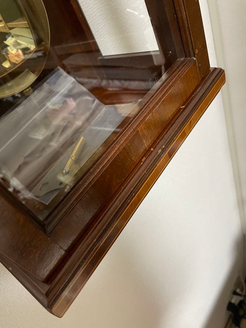 Comitti of London 機械式　柱時計　チャイム付き