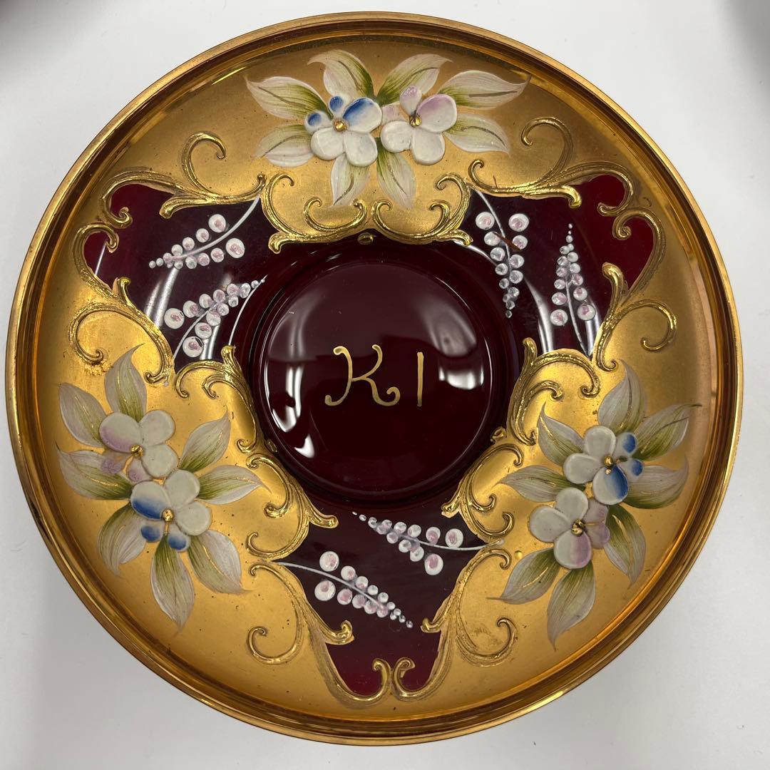 ムラノガラス　ティーカップセット　13点セット