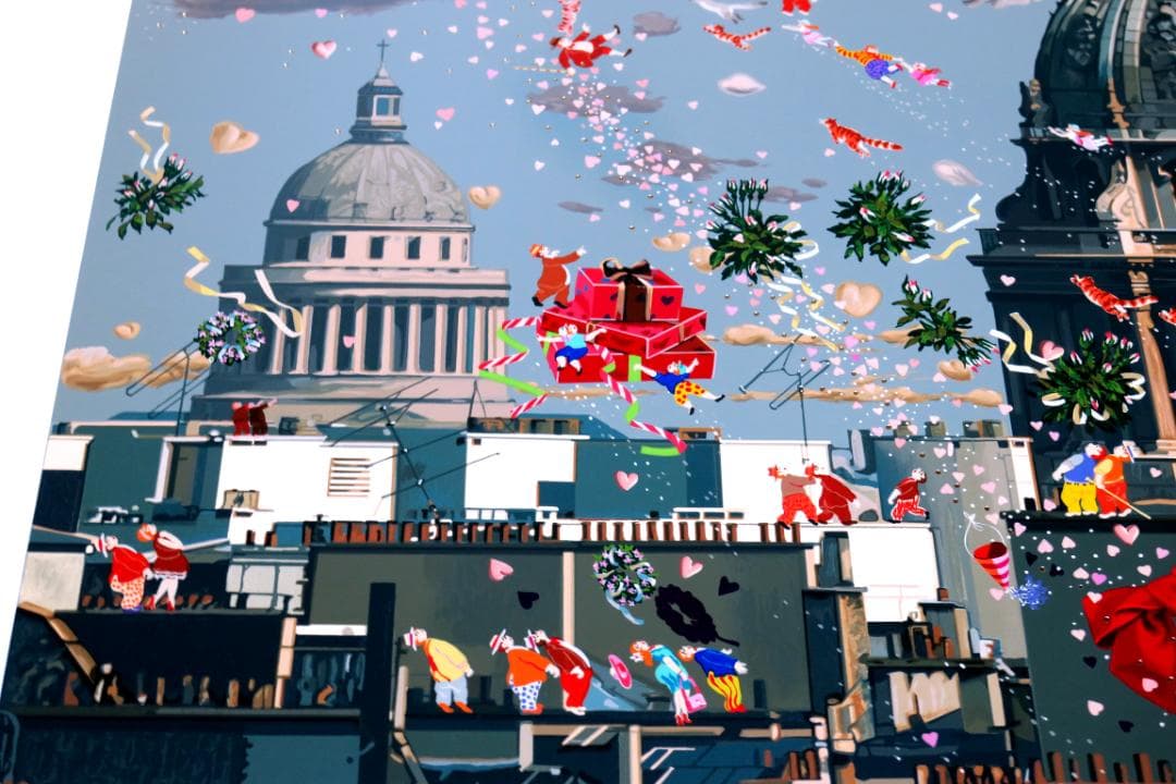 【ヒロ・ヤマガタ】　山形博導　　パリスオーケストラ　　シルクスクリーンシート