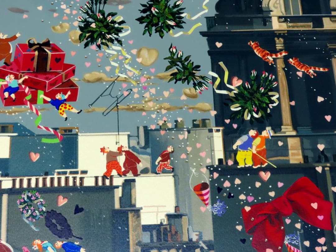 【ヒロ・ヤマガタ】　山形博導　　パリスオーケストラ　　シルクスクリーンシート