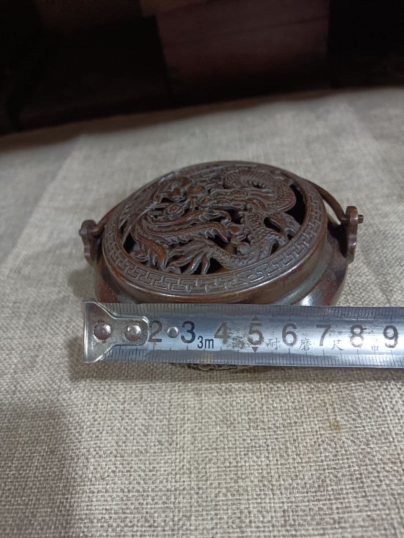 銅器 手炉暖 手炉 香炉 香篆身辺手暖炉 檀香 装飾品 工芸品 美術品