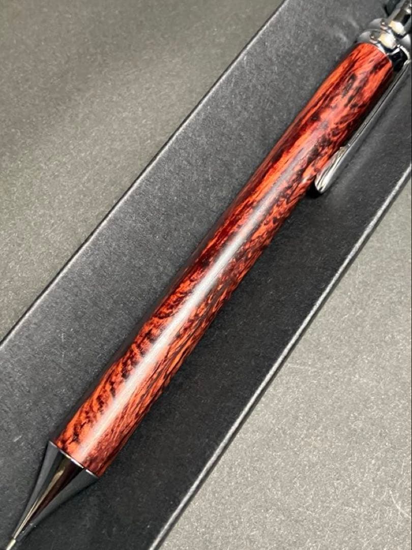 Flamberg 黄花梨 変わり杢 細軸シャープペン 0.5mm