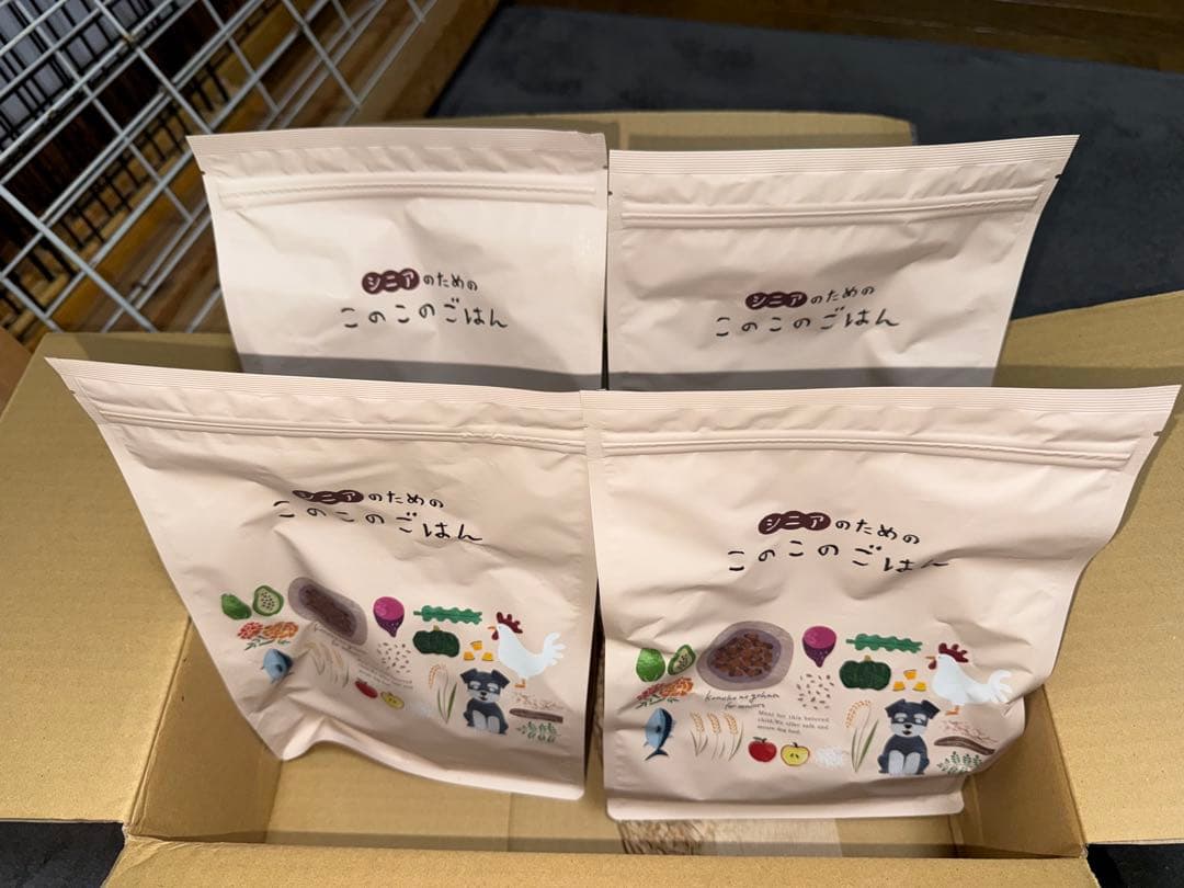 シニアのためのこのこのごはん 1kgx4袋