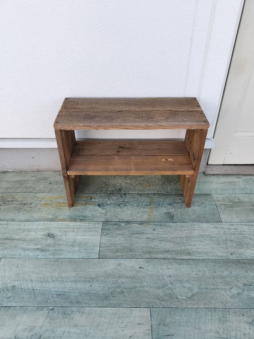 木製アンティーク棚　2つセット