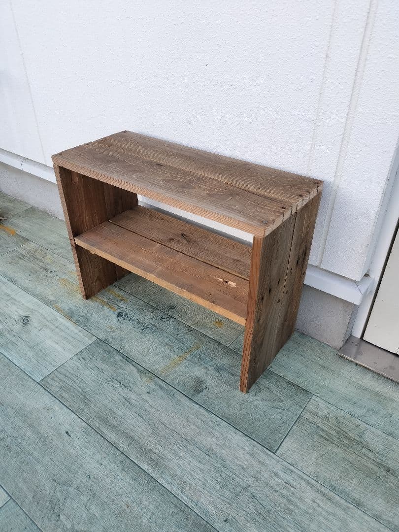 木製アンティーク棚　2つセット