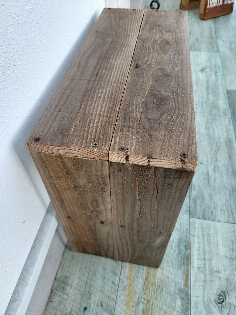 木製アンティーク棚　2つセット