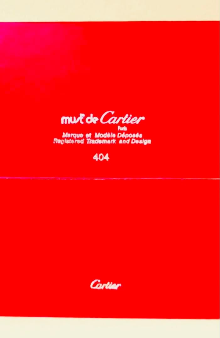 Must de cartierマストドゥカルティエ金色トリニティ黒ボールペン箱付