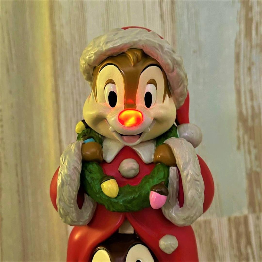 激激レア★チップとデール Chip Dale クリスマス ライトアップフィギュア