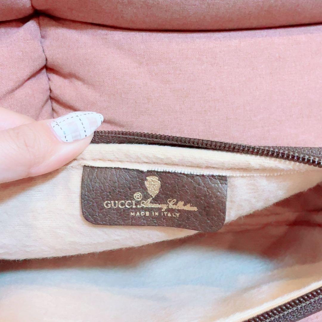オールドグッチ GUCCI GG柄 ショルダーバッグ