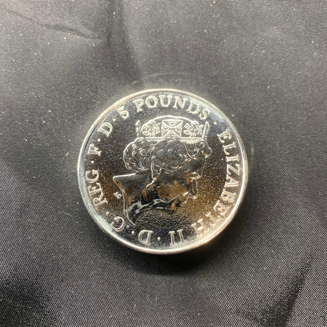 その2 純銀貨　2オンス　クイーンズビースト　2016 ライオン・イングランド