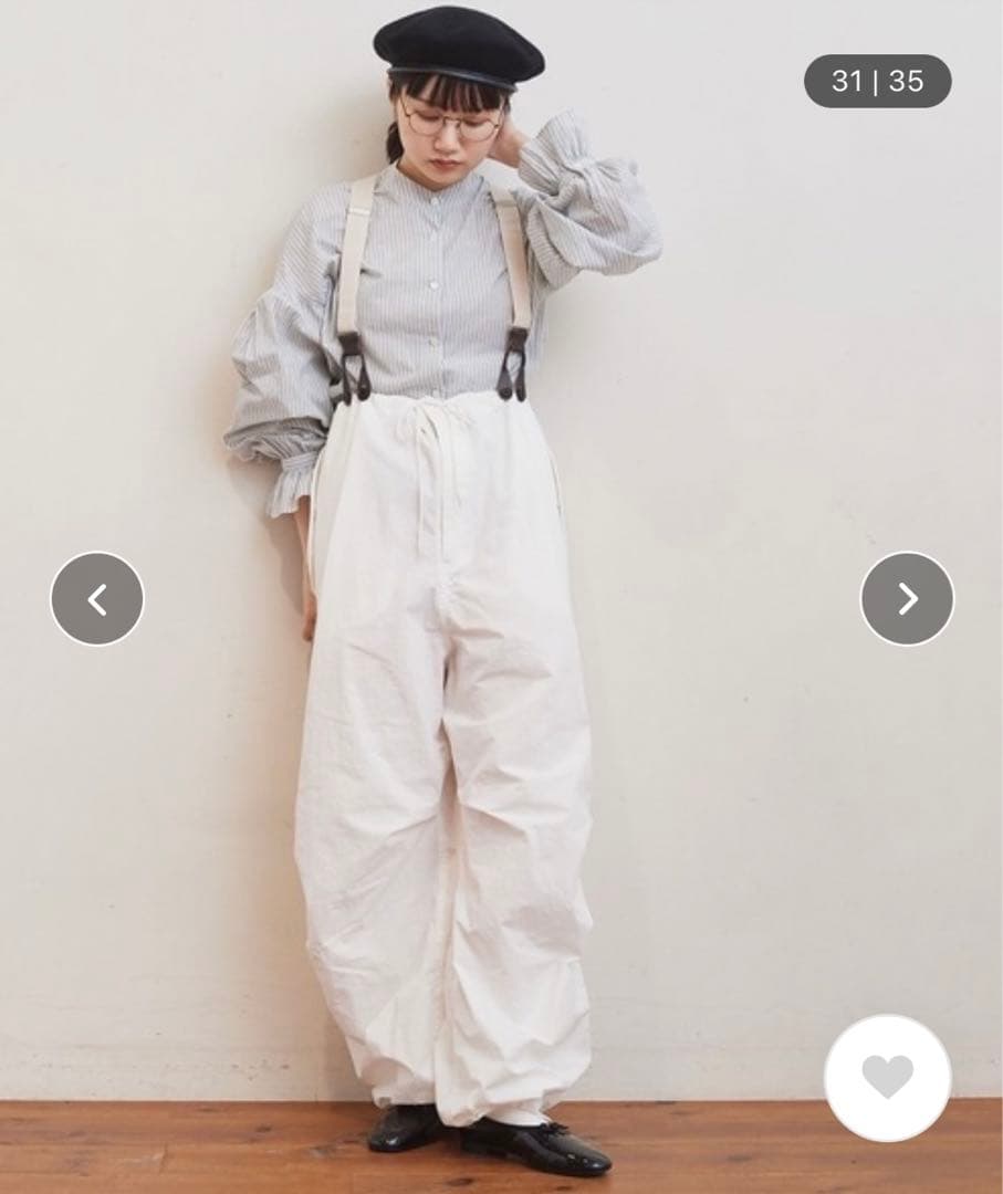 新品タグ付き　fig London suspender  pants