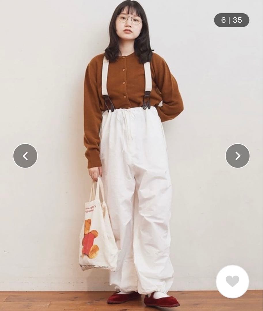 新品タグ付き　fig London suspender  pants