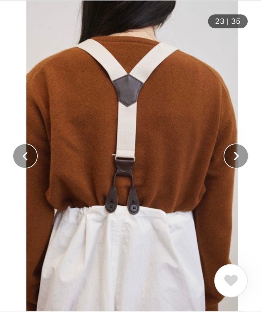 新品タグ付き　fig London suspender  pants