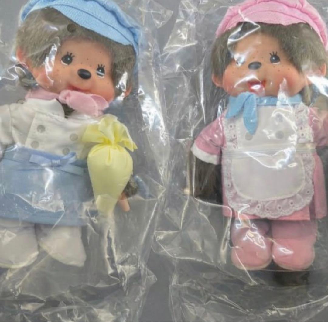 新品タグ付き　モンチッチ 東京駅限定 パティスリー 男の子 女の子 セット S