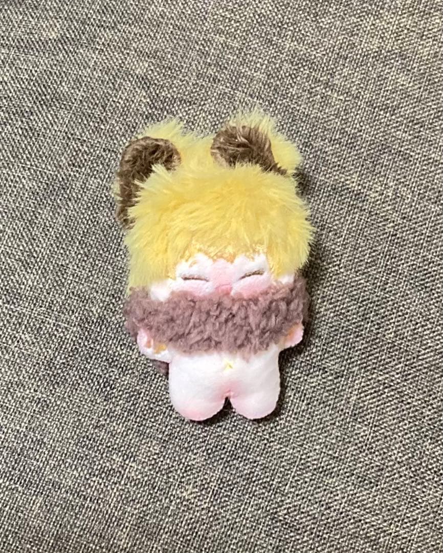 自作ぬいぐるみ・黄色い猫