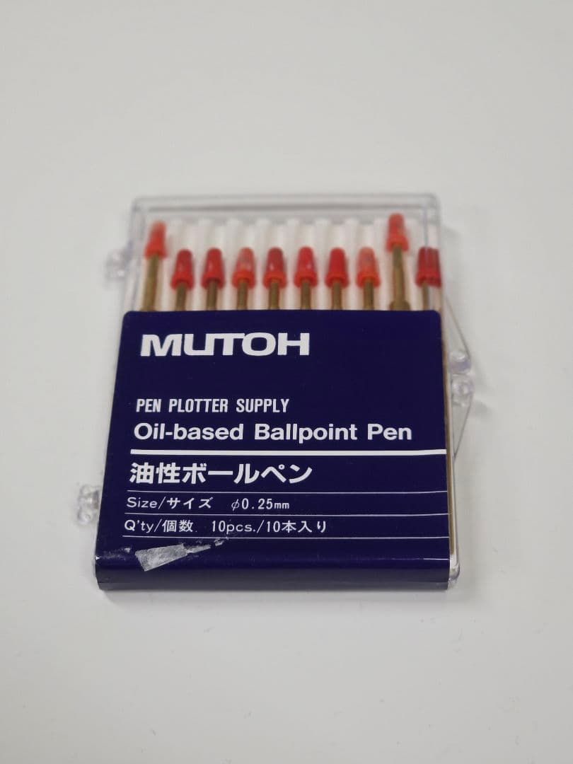 MUTOH 油性ボールペン替え芯 AC-800 10本入り