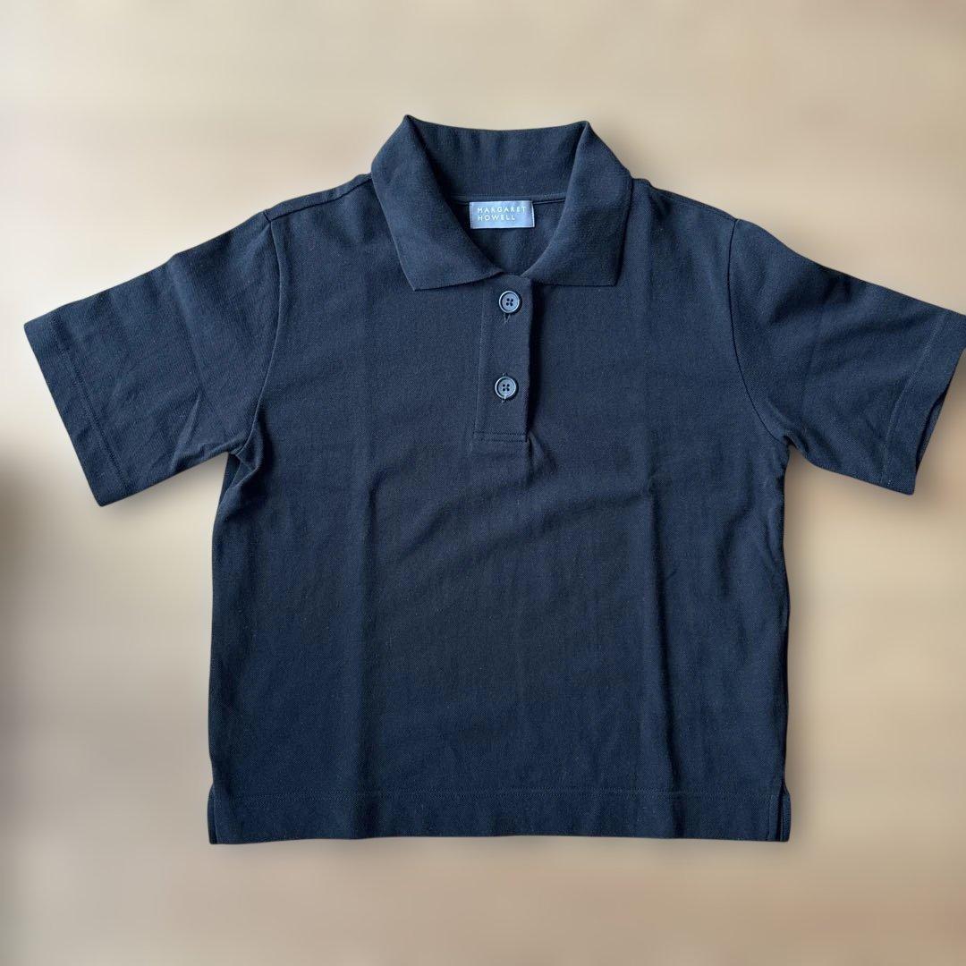 MARGARET HOWELL ブラックポロシャツ 半袖