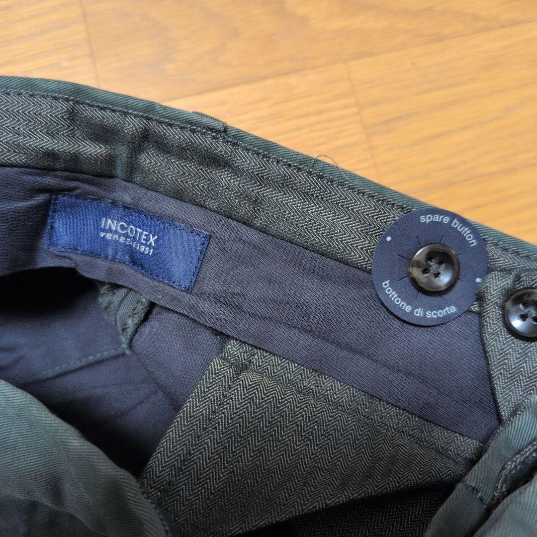 INCOTEX(インコテックス) 秋冬コットン 50サイズ オリーブ