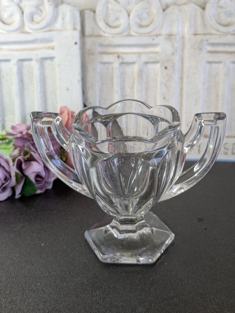 イギリス アンティーク チッペンデール ダブルハンドルボウル ２個セット