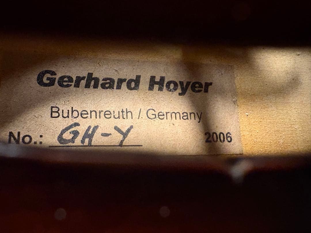 バイオリン　4/4 ドイツ製　Gerhard Hoyer