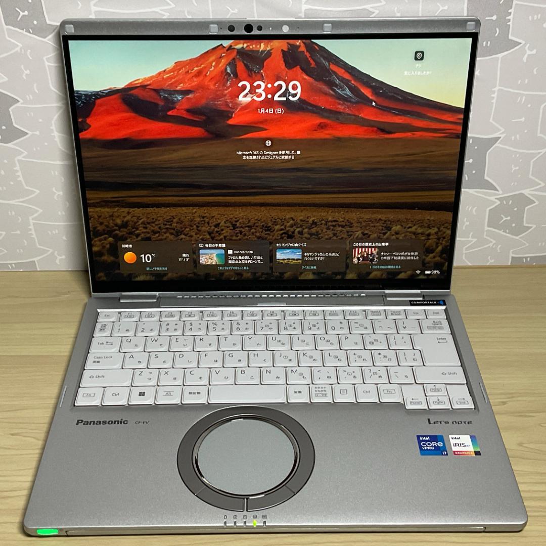 美品＞Let's CF-FV1 i7/32G/SSD1TB新品/Office付