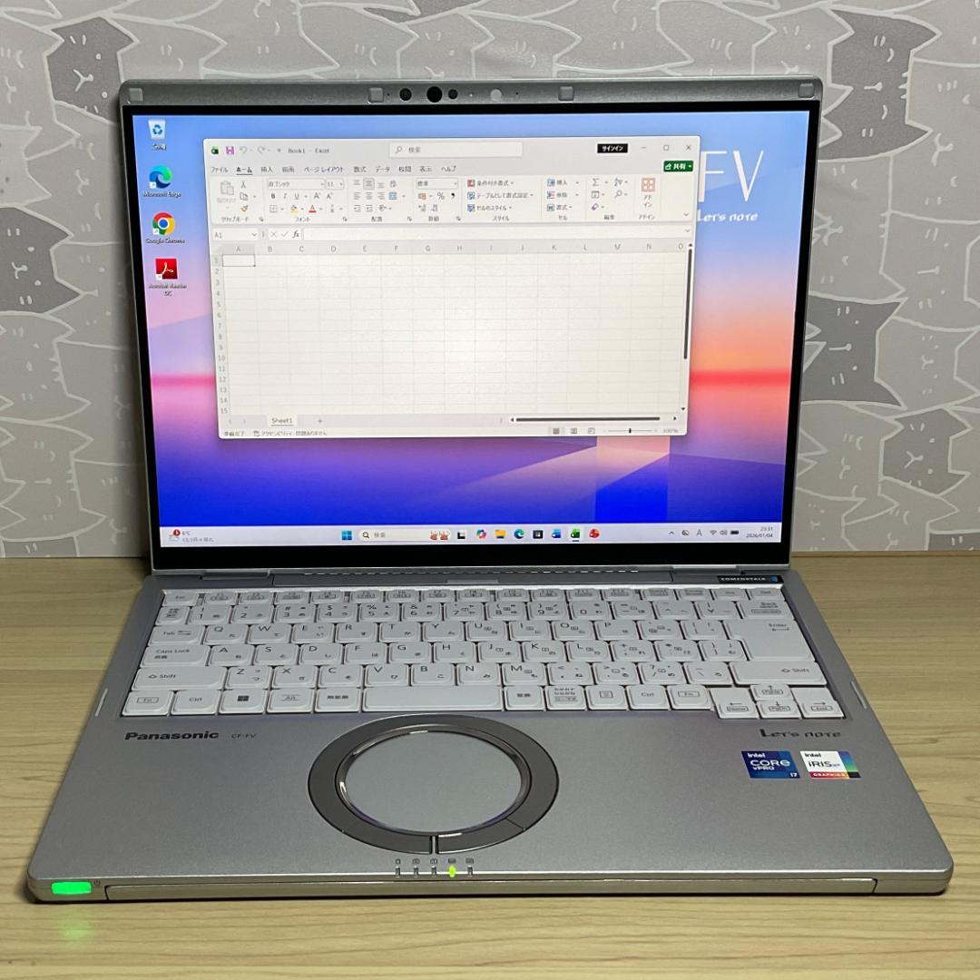 美品＞Let's CF-FV1 i7/32G/SSD1TB新品/Office付