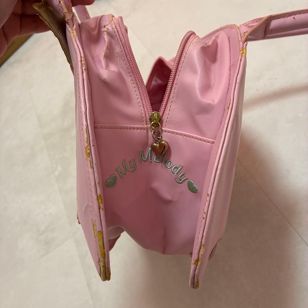 レア　マイメロディ ダイカット　フェイス　バッグ