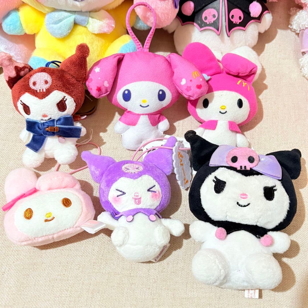 マイメロディ　クロミちゃん　ぬいぐるみ　キーホルダー　ストラップ　まとめ売り