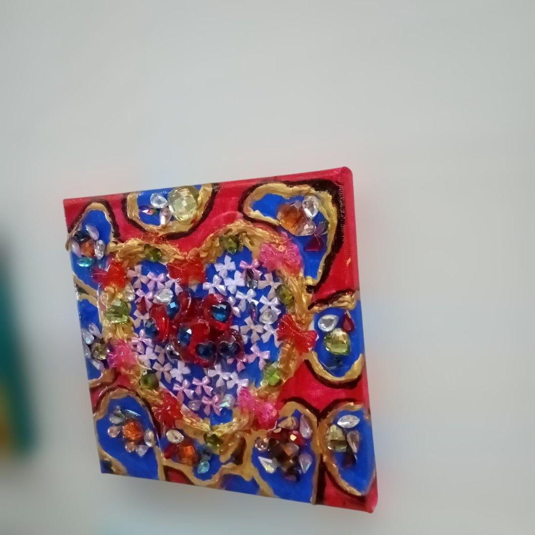 壁掛けアート　ハートシリーズ二枚セット