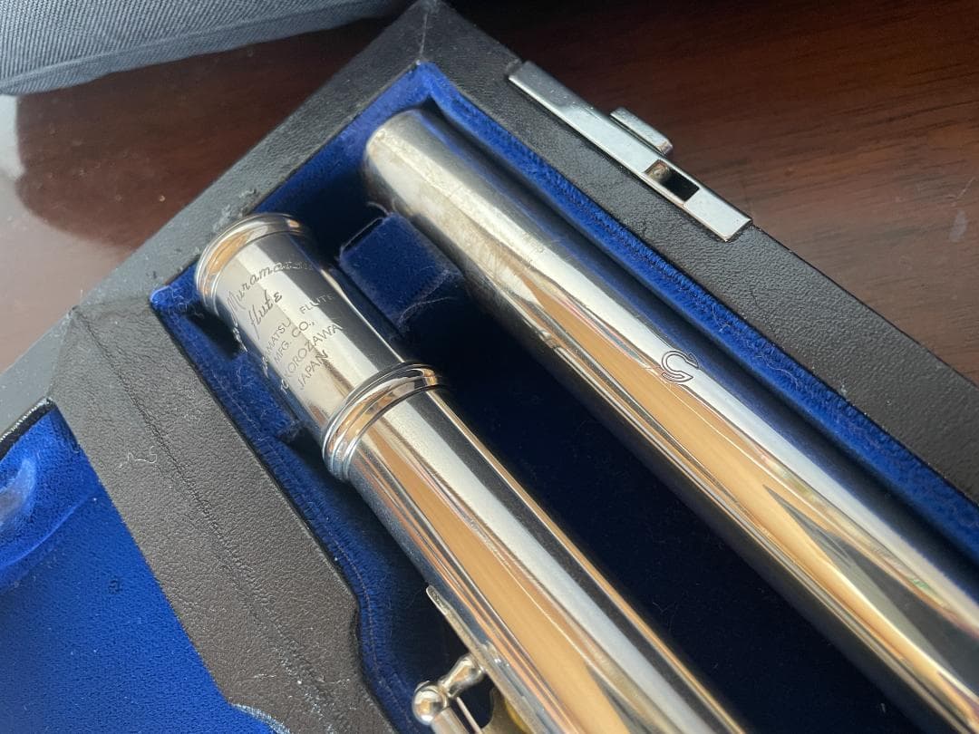 ムラマツ フルート 頭部管銀製モデル Ｅメカドーナツ付き！