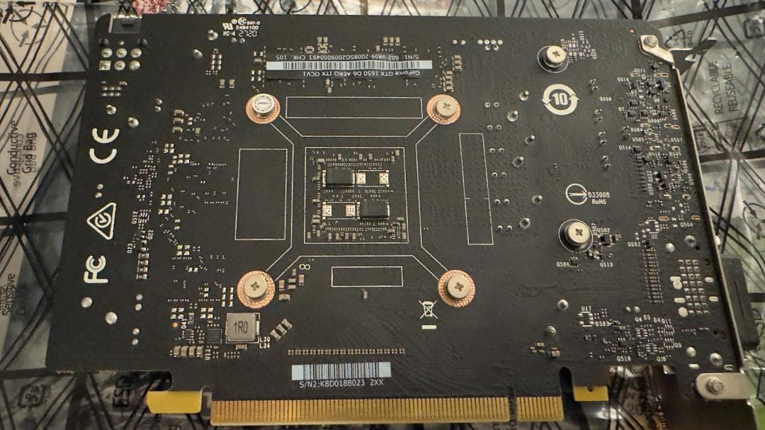 グラフィックボード・グラボ・ビデオカード MSi GTX1650 4GB GDDR6