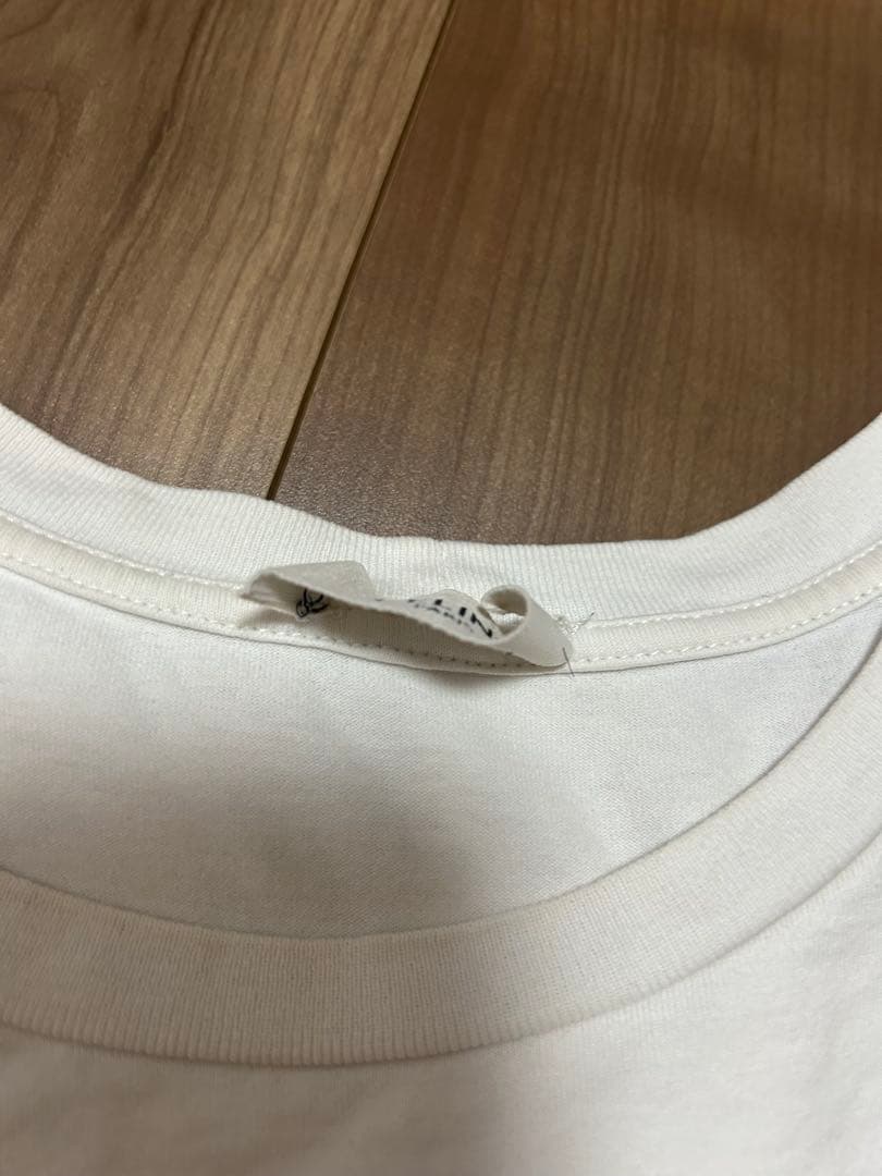 CELINE ホワイト Tシャツ ロゴ入り